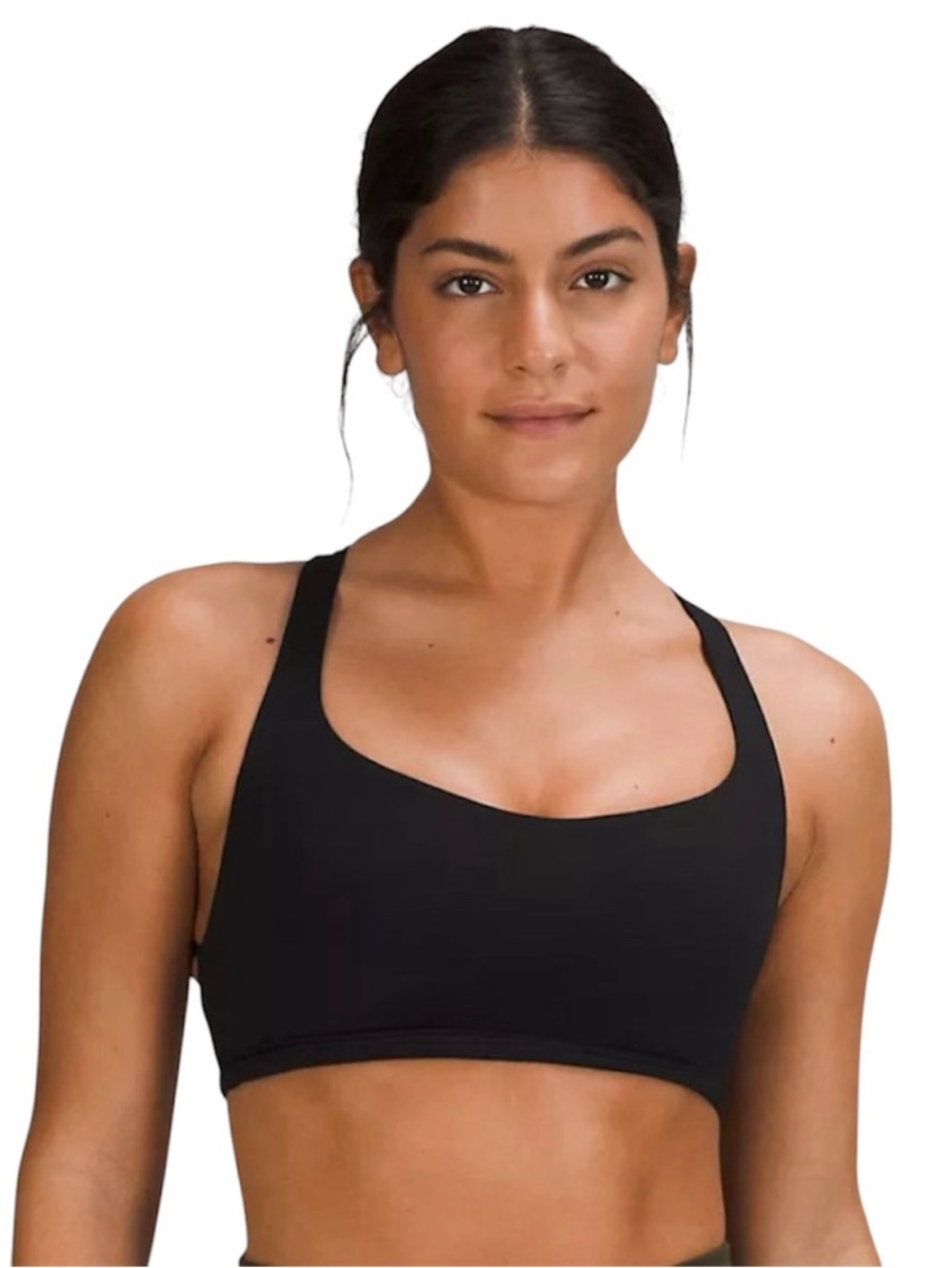 Lululemon Strappy Sports Bra Black‎ Size 12